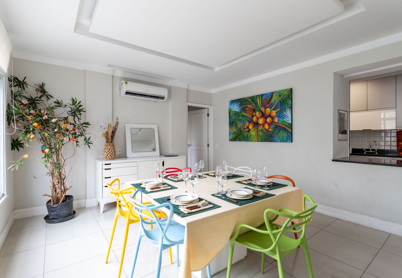 Apartamento em Rio de Janeiro - Para famílias, 3min da praia de Copacabana | SL501