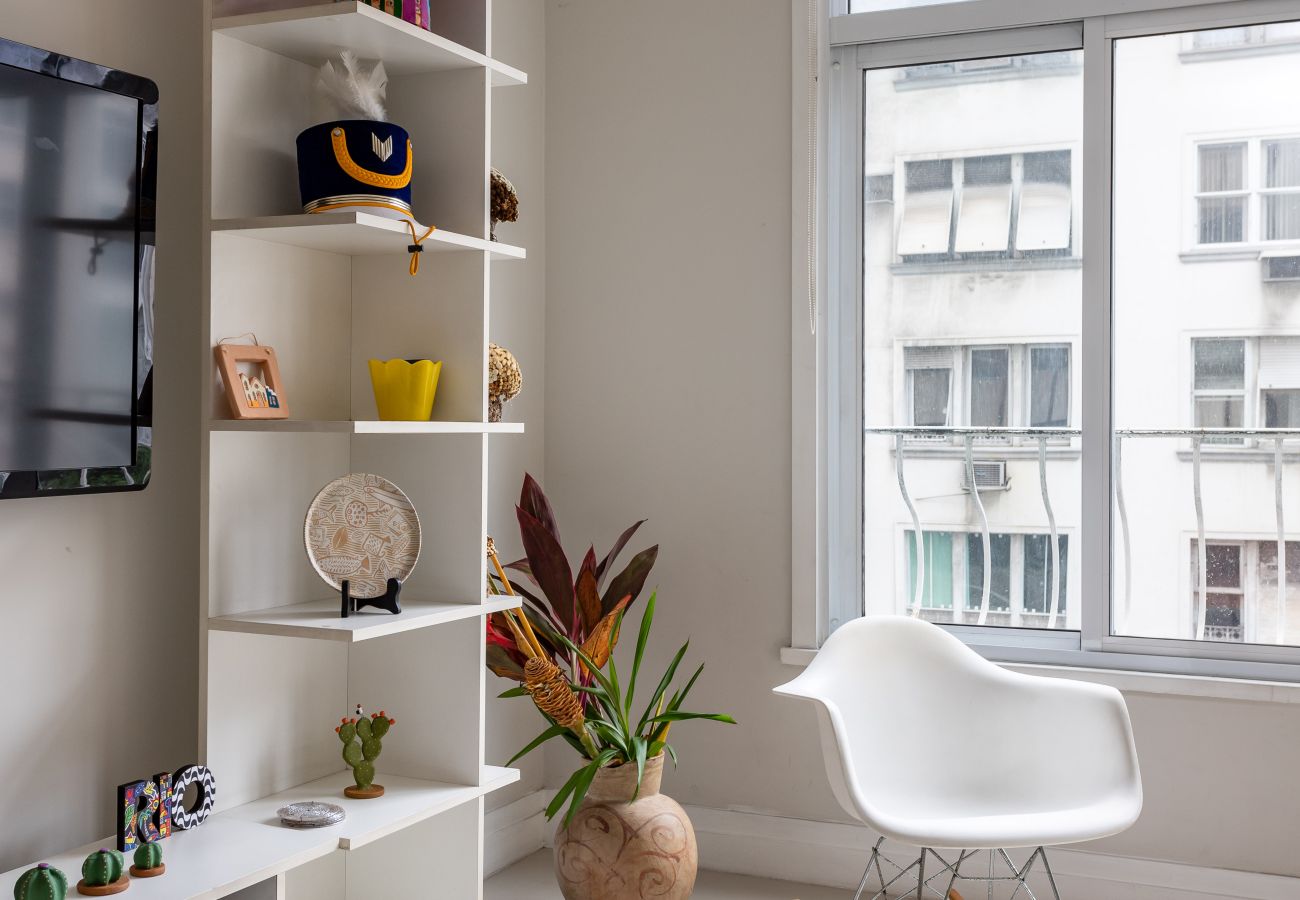 Apartamento em Rio de Janeiro - Para famílias, 3min da praia de Copacabana | SL501