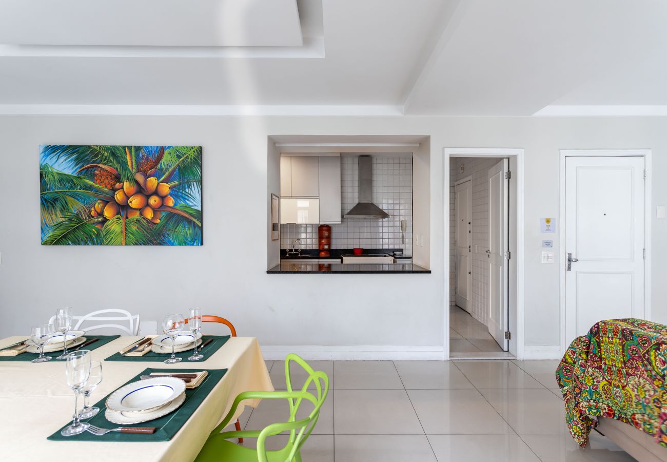 Apartamento em Rio de Janeiro - Para famílias, 3min da praia de Copacabana | SL501