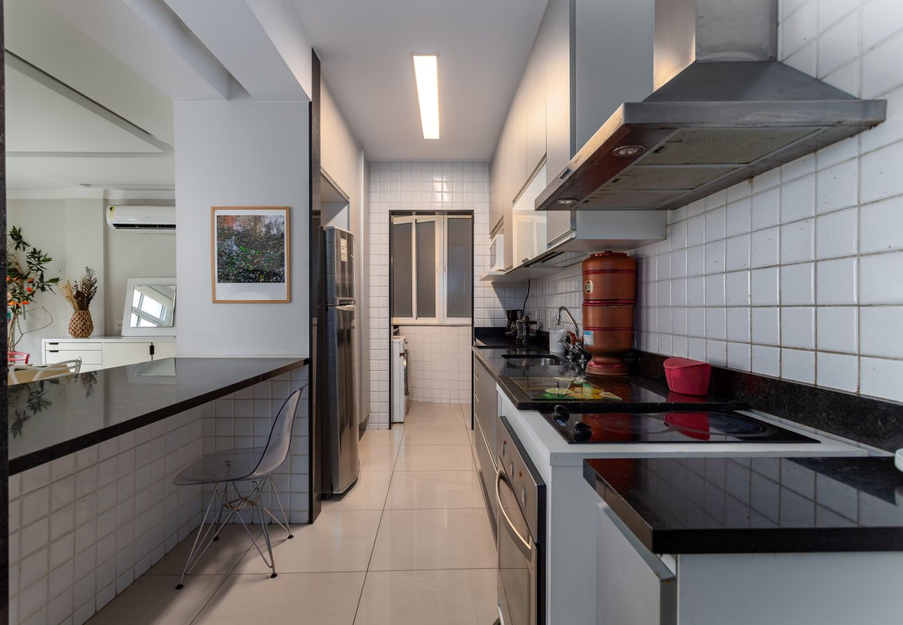 Apartamento em Rio de Janeiro - Para famílias, 3min da praia de Copacabana | SL501