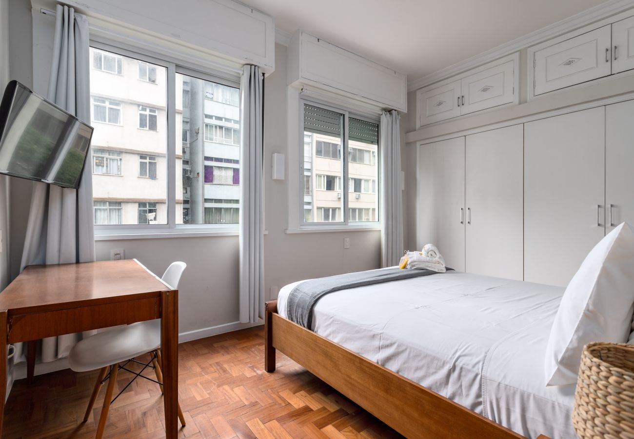 Apartamento em Rio de Janeiro - Para famílias, 3min da praia de Copacabana | SL501