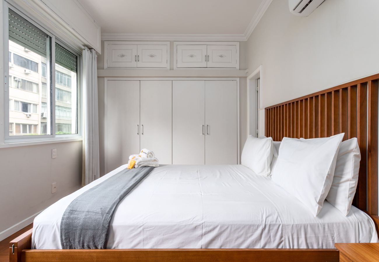 Apartamento em Rio de Janeiro - Para famílias, 3min da praia de Copacabana | SL501