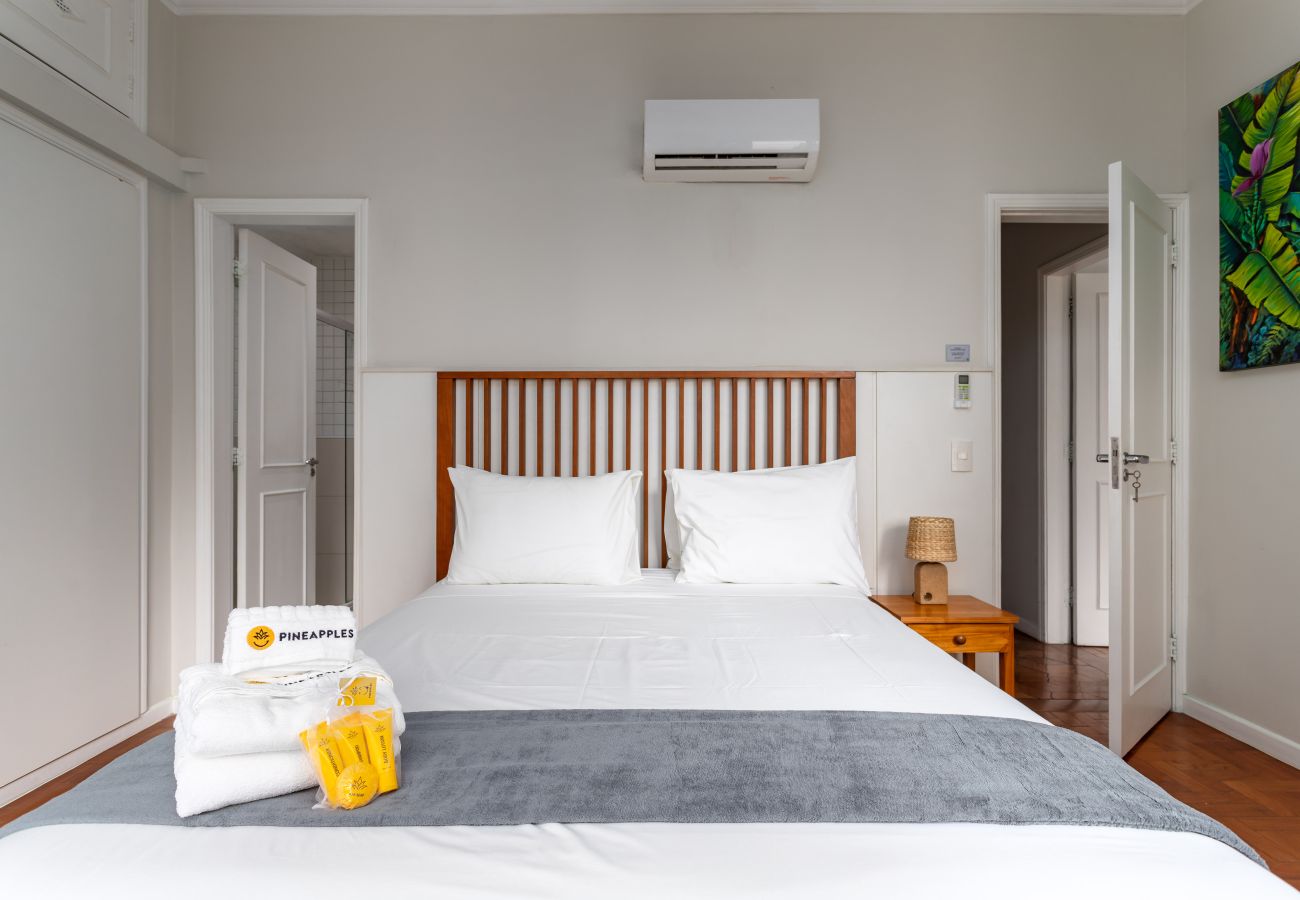 Apartamento em Rio de Janeiro - Para famílias, 3min da praia de Copacabana | SL501