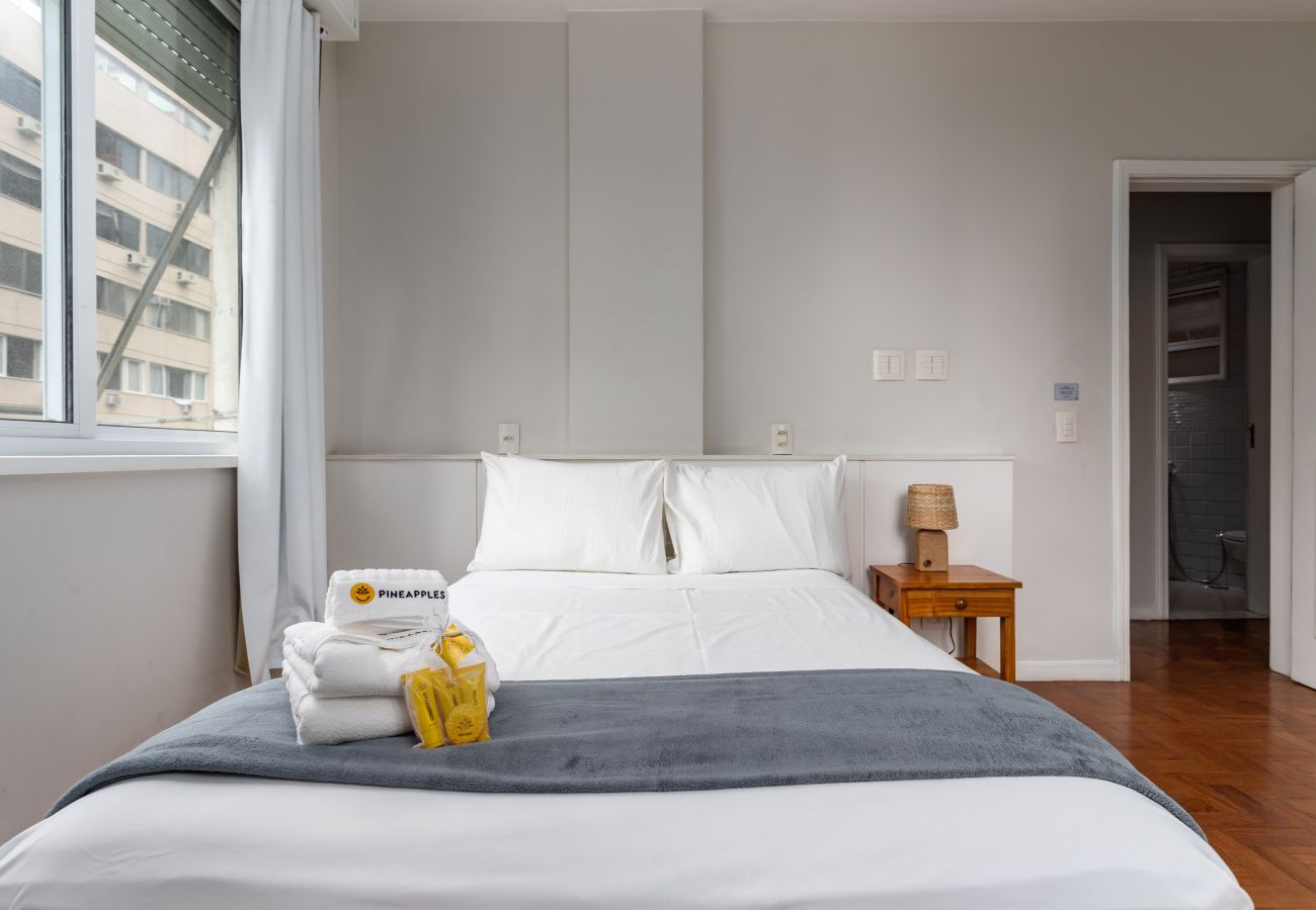Apartamento em Rio de Janeiro - Para famílias, 3min da praia de Copacabana | SL501