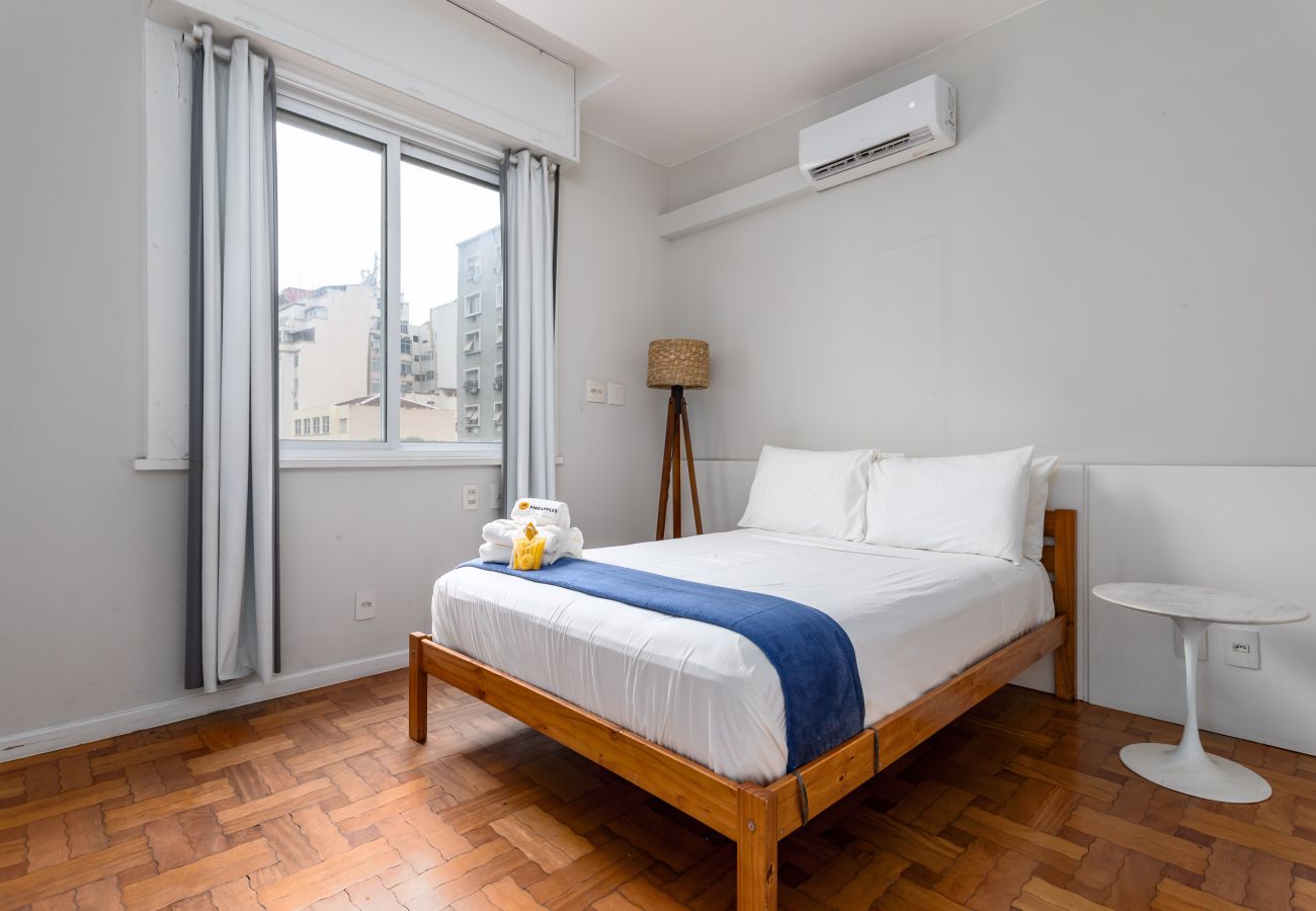 Apartamento em Rio de Janeiro - Para famílias, 3min da praia de Copacabana | SL501