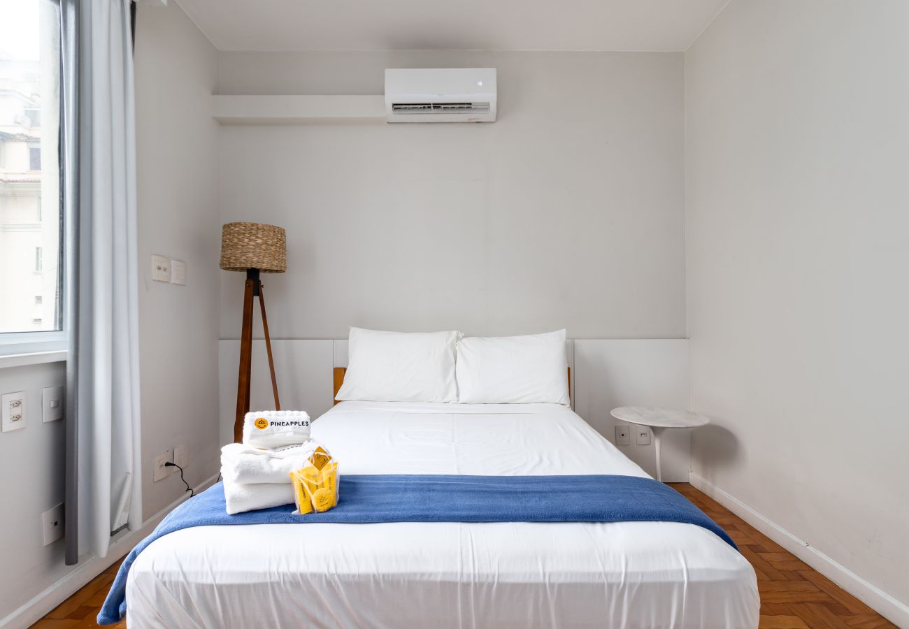 Apartamento em Rio de Janeiro - Para famílias, 3min da praia de Copacabana | SL501