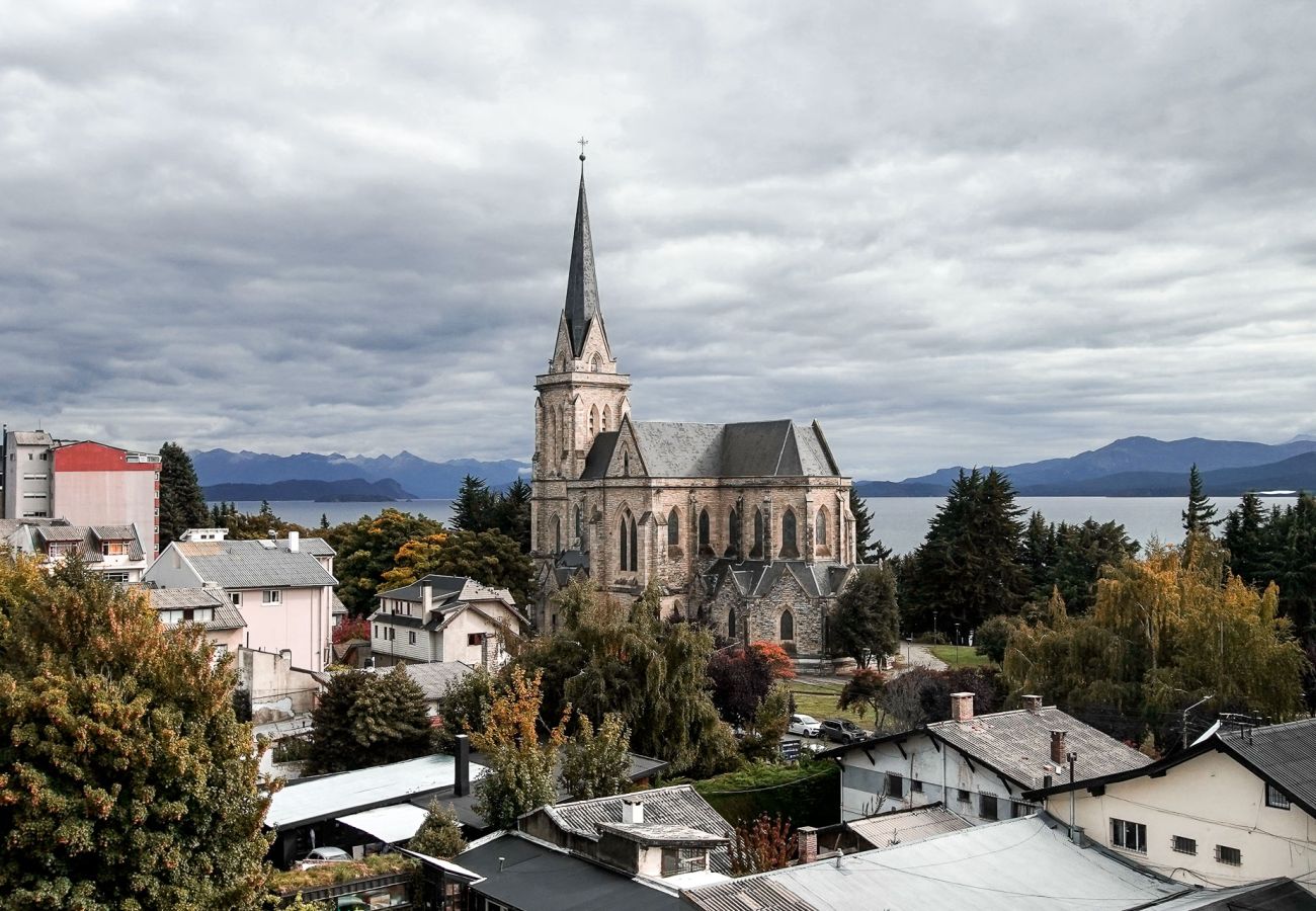 Estúdio em San Carlos de Bariloche - RUSITO no centro da cidade com vista para o lago  Nahuel Huapi