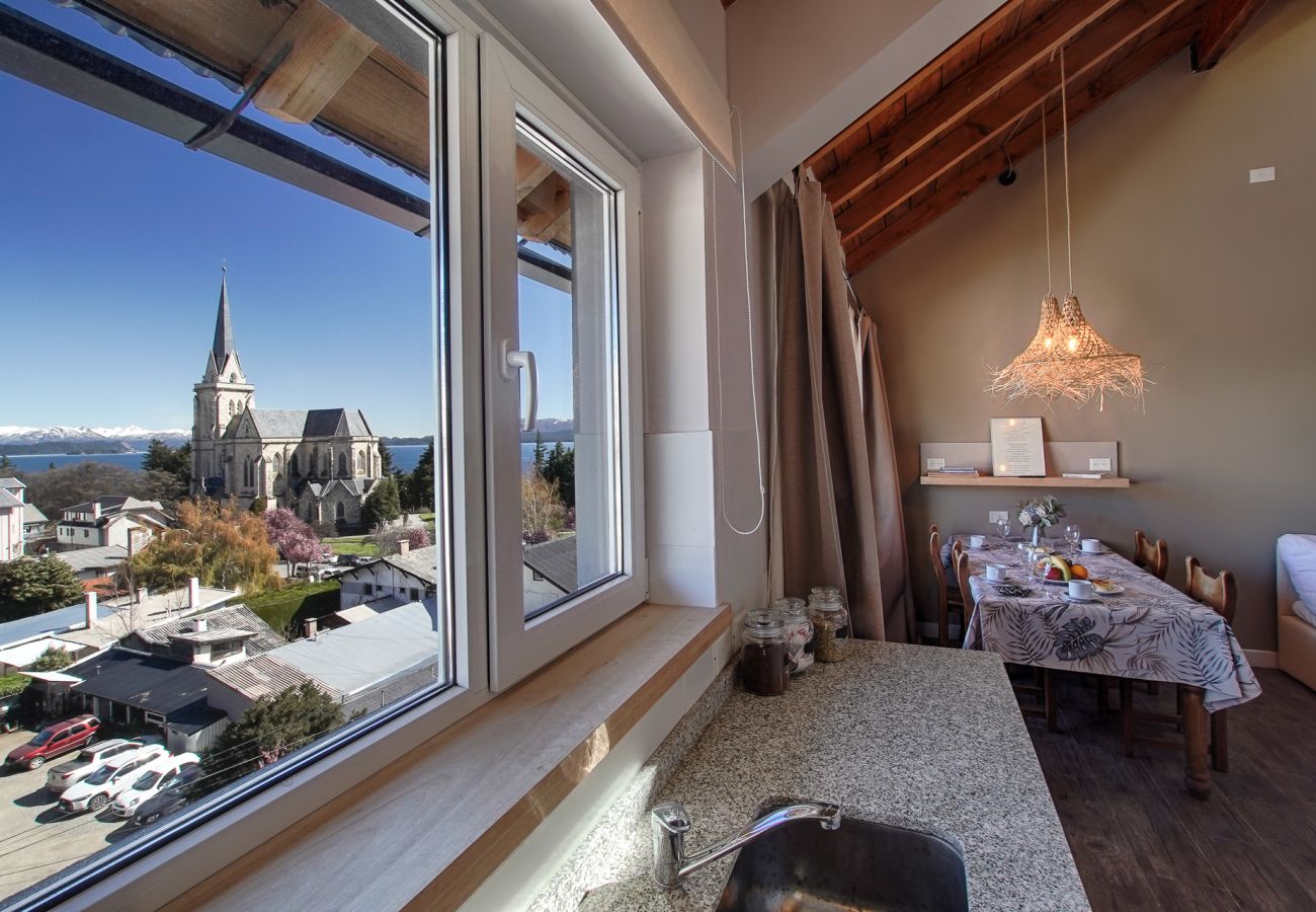 Apartamento em San Carlos de Bariloche - Montanha apartamento com vista para o lago e estacionamento in Bariloche