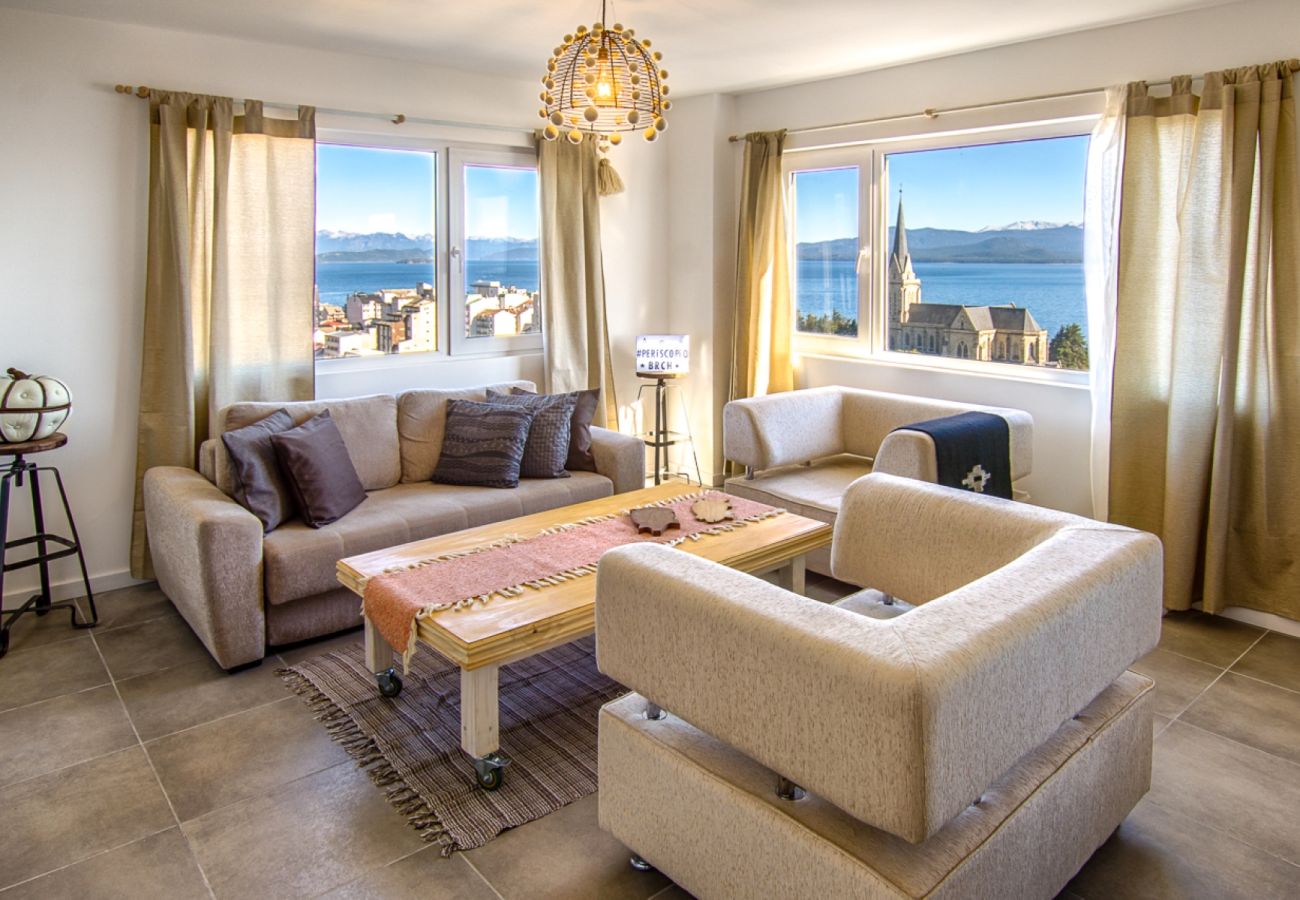Apartamento em San Carlos de Bariloche - Periscópio, apartamento com vistas deslumbrantes para o lago Nahuel Huapi