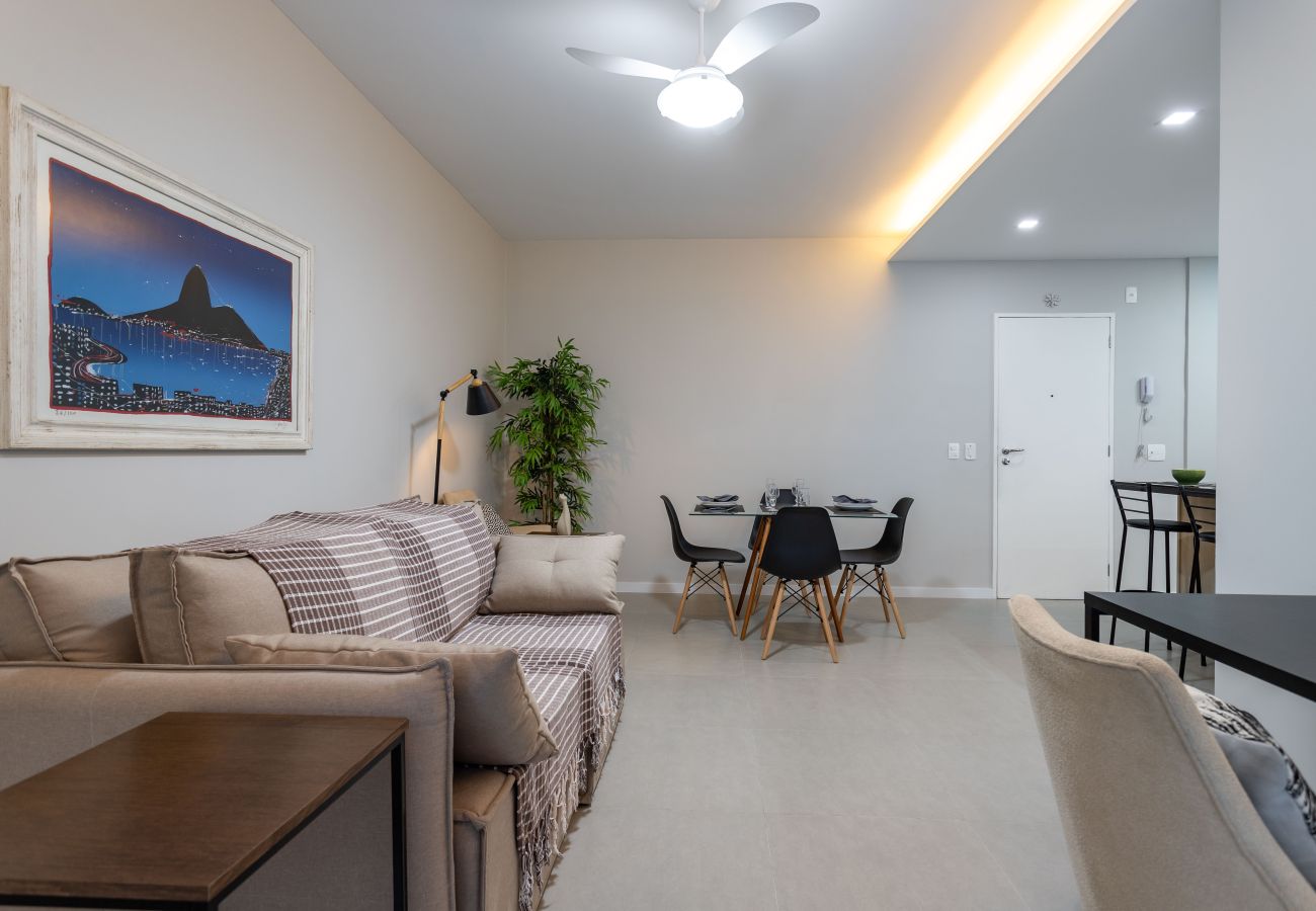 Apartamento em Rio de Janeiro - Charme a 9min da praia de Botafogo | MRF1307