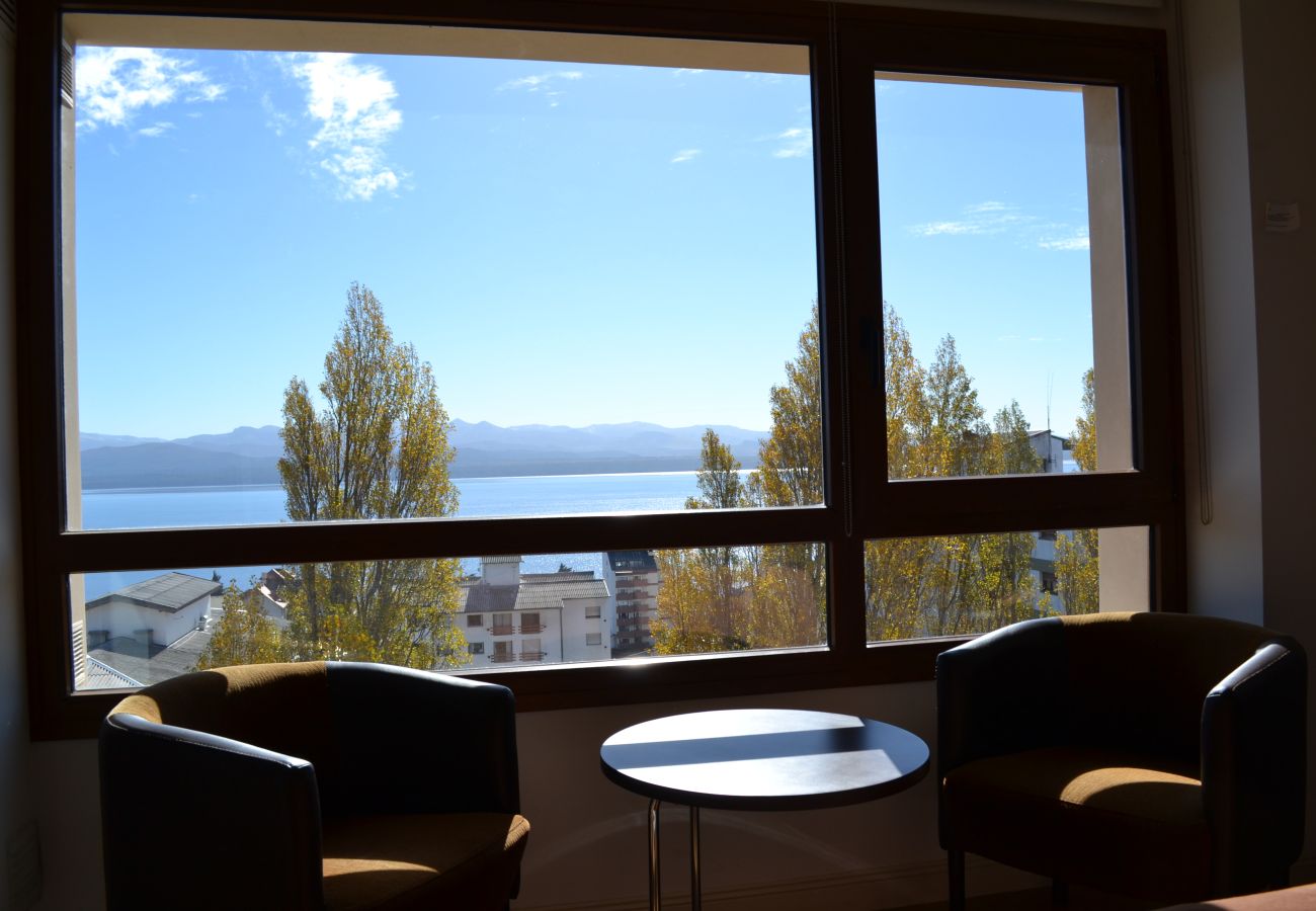 Estúdio em San Carlos de Bariloche - Terrazas del lago I U com vista para o lago Nahuel Huapi