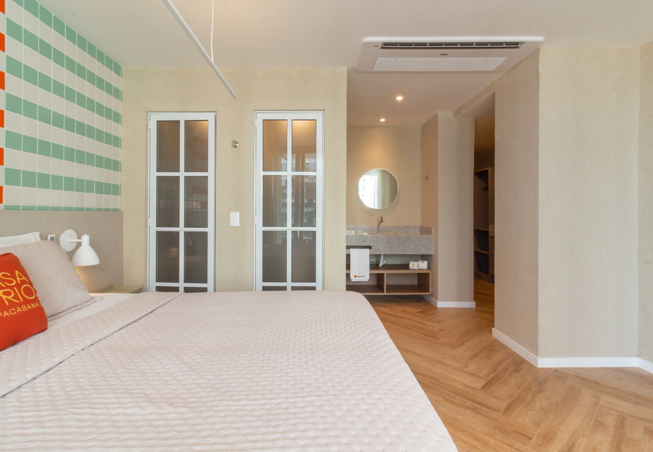 Apartamento em Rio de Janeiro - Vista para o Mar e Varanda com Banheira | Q23