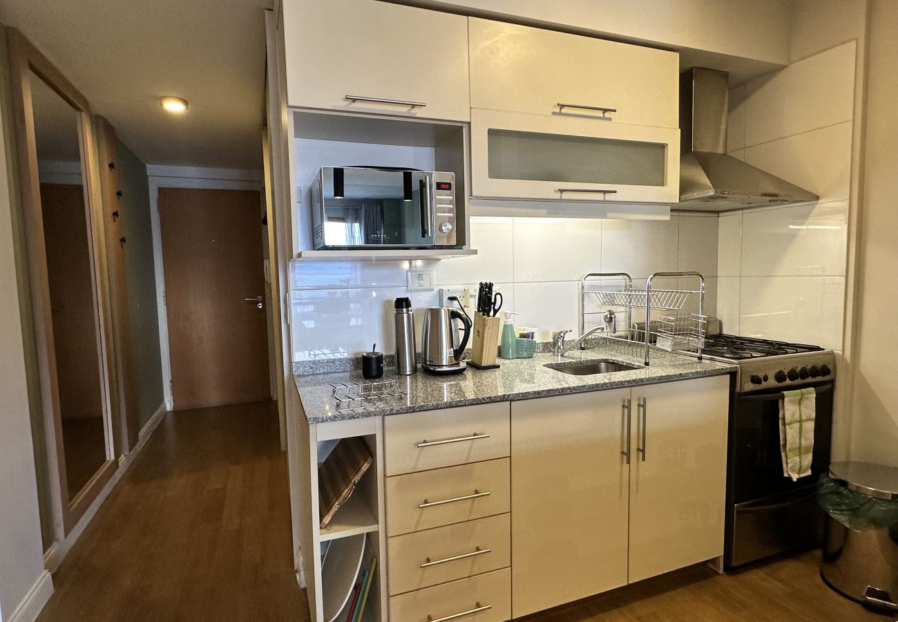 Estúdio em San Carlos de Bariloche - Grinly com vista para o lago e estacionamento em Bariloche 