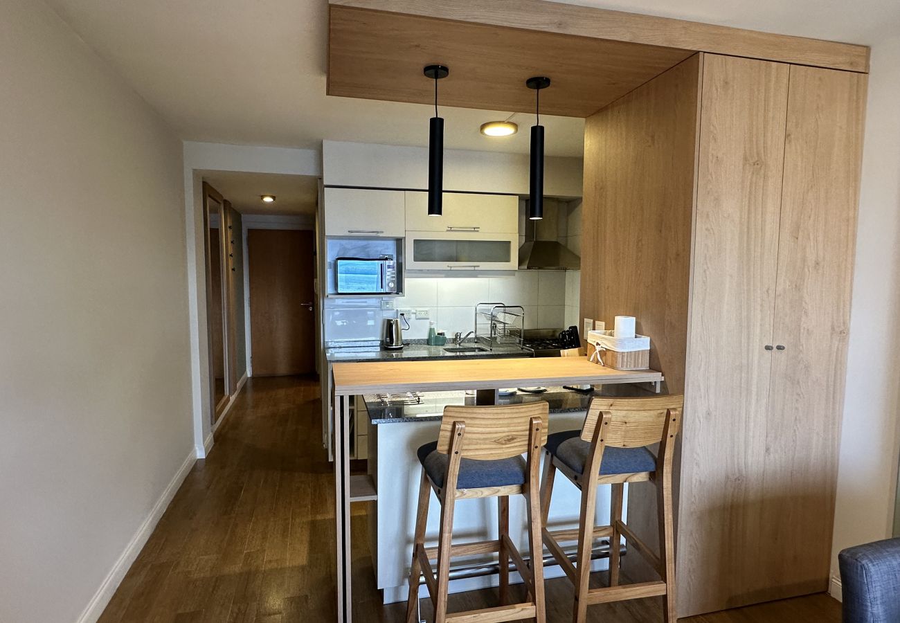 Estúdio em San Carlos de Bariloche - Grinly com vista para o lago e estacionamento em Bariloche 