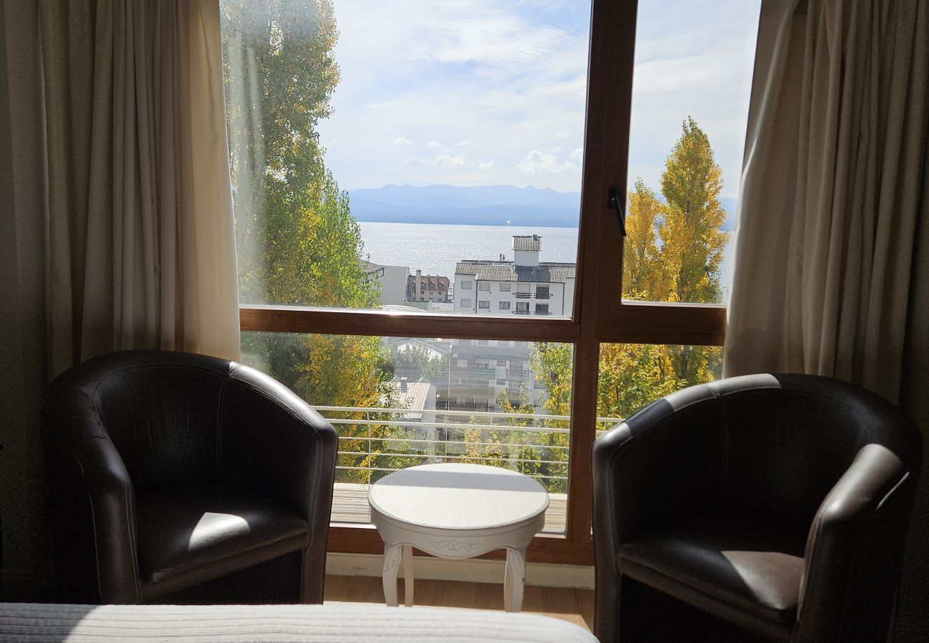 Estúdio em San Carlos de Bariloche - Terrazas del Lago I F com vista para o Lago Nahuel Huapi
