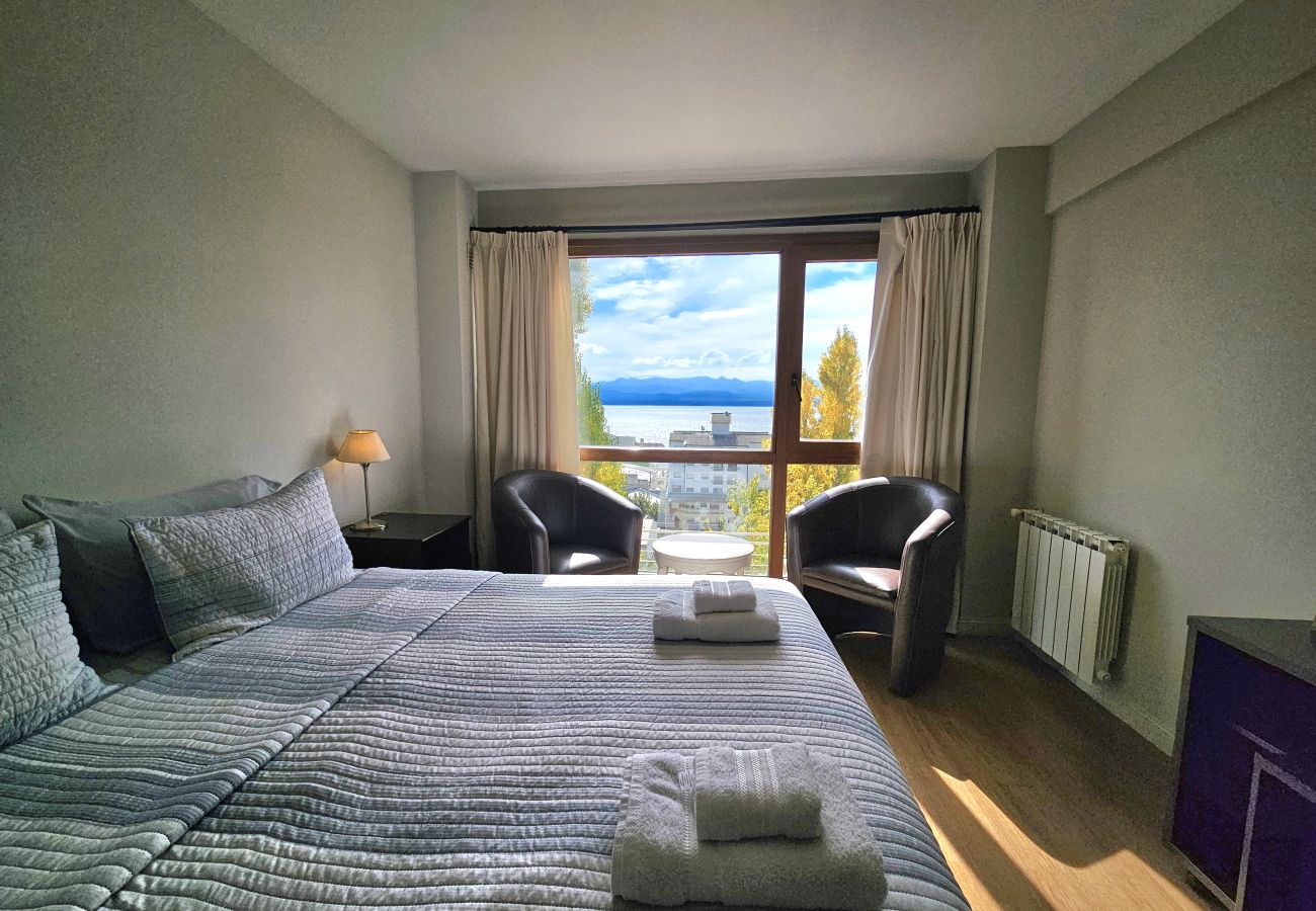 Estúdio em San Carlos de Bariloche - Terrazas del Lago I F com vista para o Lago Nahuel Huapi