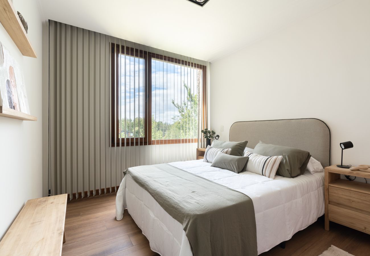 Apartamento em San Carlos de Bariloche - Refúgio em Melipal | Jardim, Churrasqueira e Piscina