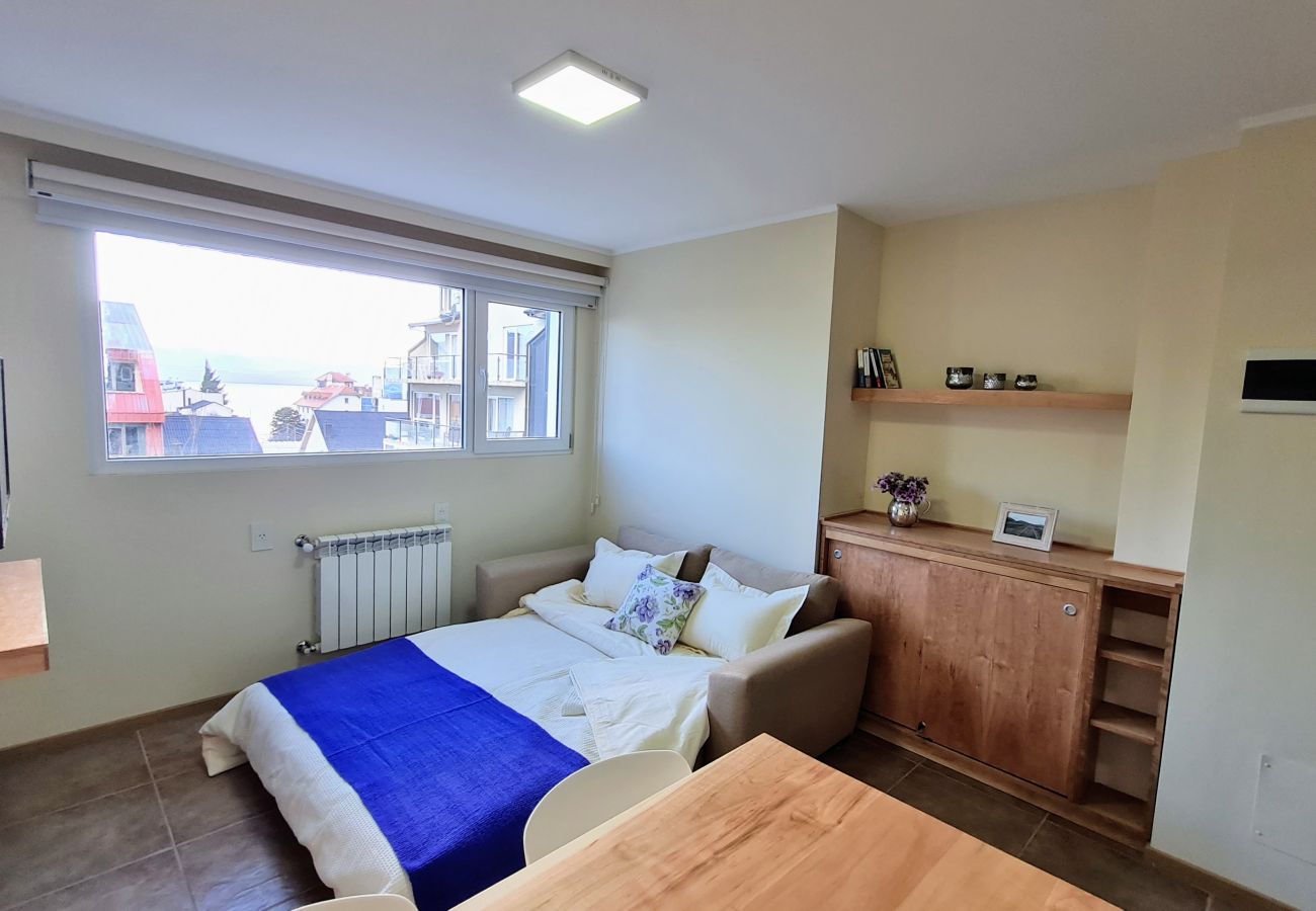 Ferienwohnung in San Carlos de Bariloche - Cielo with a view of the lake and the cathedra