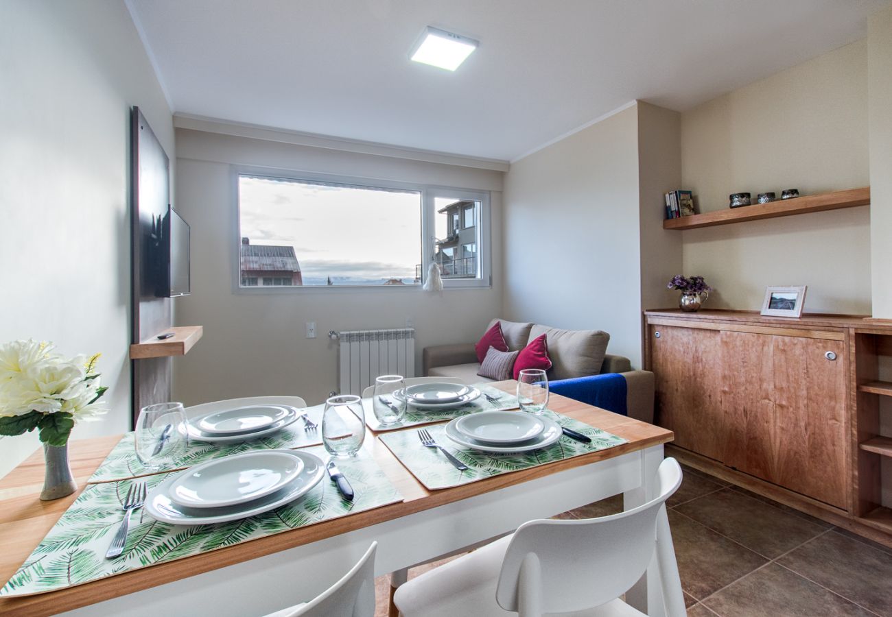 Ferienwohnung in San Carlos de Bariloche - Cielo with a view of the lake and the cathedra