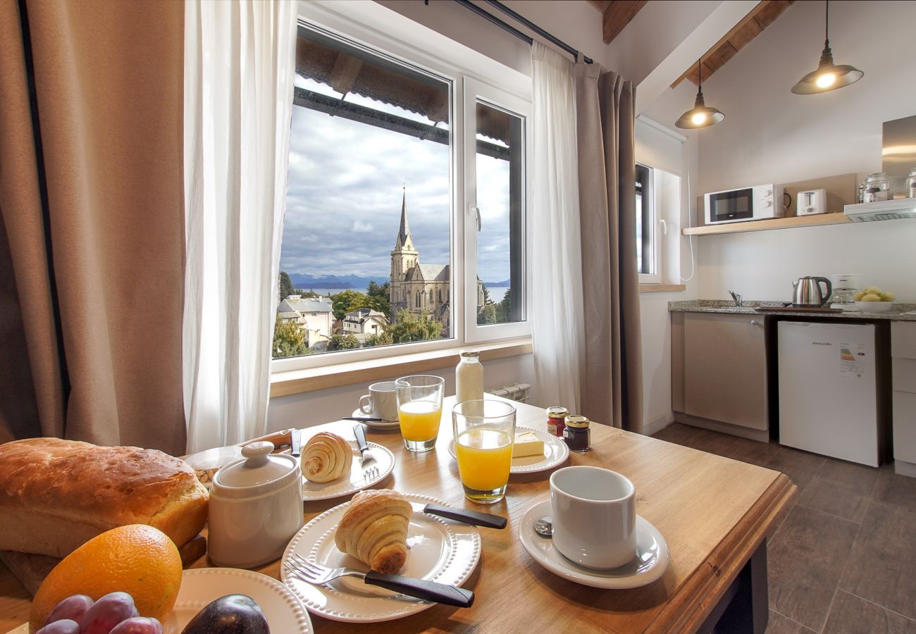 Estudio en San Carlos de Bariloche - Rusito with lake view in down town