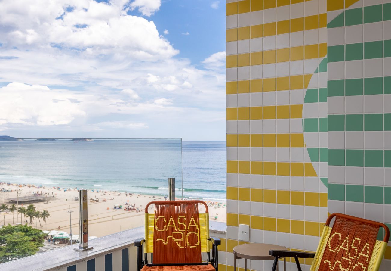 Apartamento en Rio de Janeiro - Vista para o Mar e Varanda com Banheira | Q23