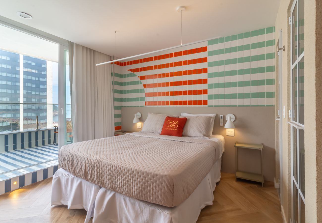 Apartamento en Rio de Janeiro - Vista para o Mar e Varanda com Banheira | Q23