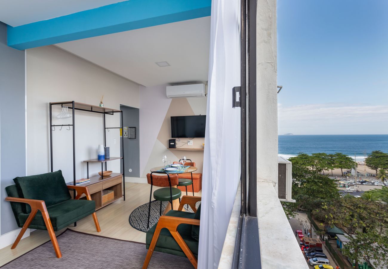 Apartment in Rio de Janeiro - Vista da praia de Copacabana | NSC1006