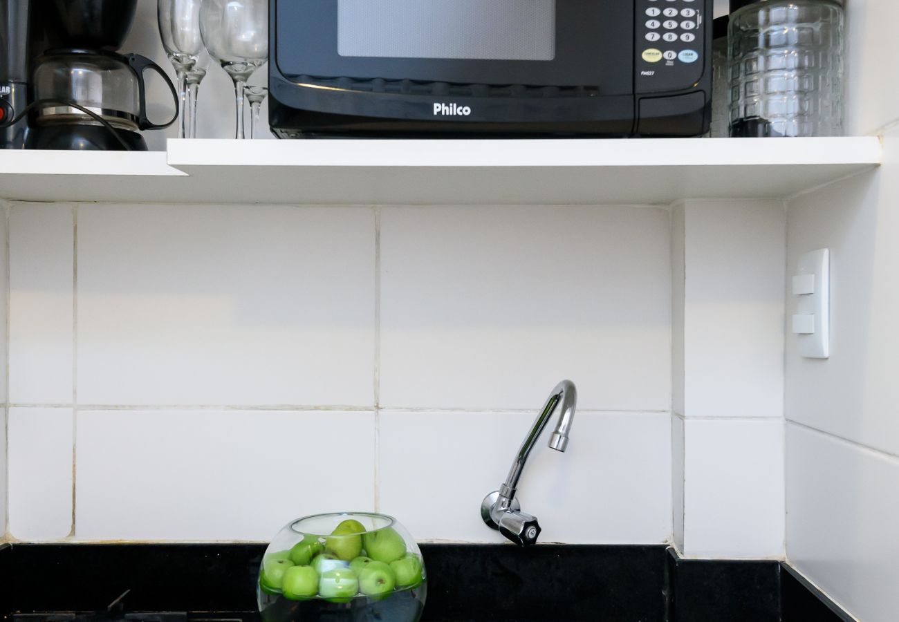Apartment in Rio de Janeiro - Sossego em Copa | Vista arborizada | BR1009
