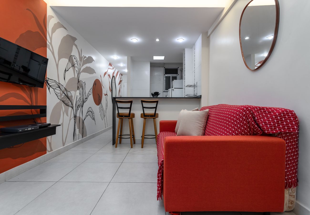 Apartment in Rio de Janeiro - 3 minutos da praia de Copacabana | DF219