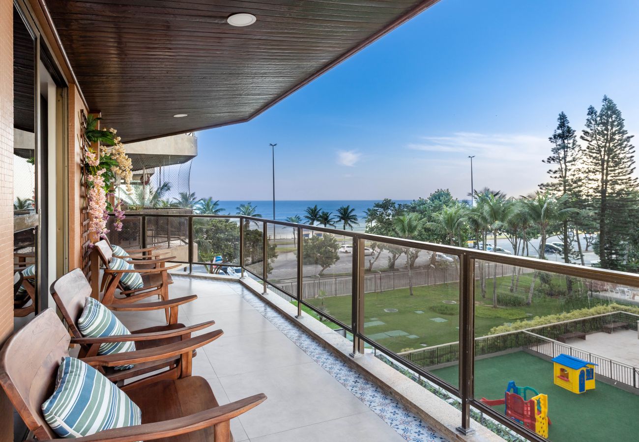 Apartment in Rio de Janeiro - Fineza na Barra da Tijuca | Vista p/ praia | LC201