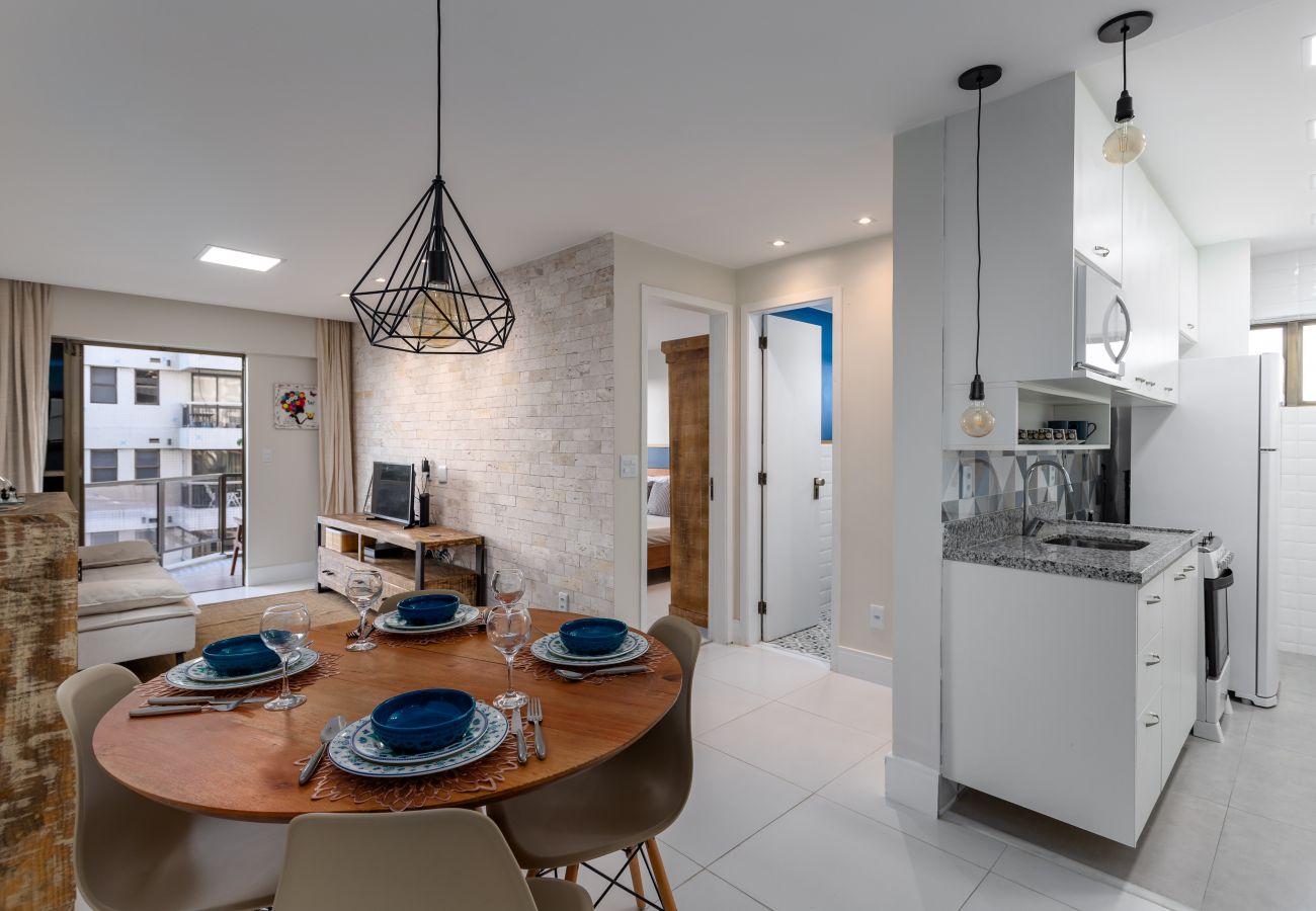 Apartment in Rio de Janeiro - Fineza na Barra da Tijuca | Vista p/ praia | LC201