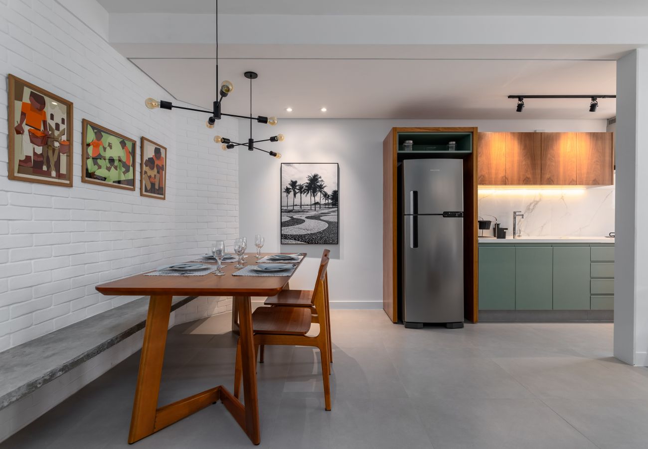 Condohotel in Rio de Janeiro - Conforto em Copacabana | 100m da praia | BR1307