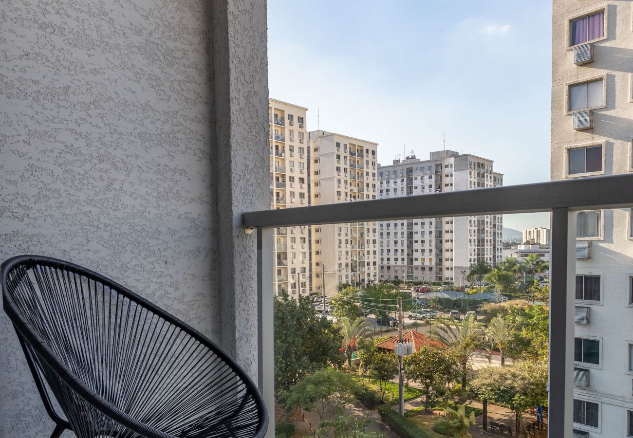 Apartment in Rio de Janeiro - Charme na Barra da Tijuca | Ótimo wifi | SA508