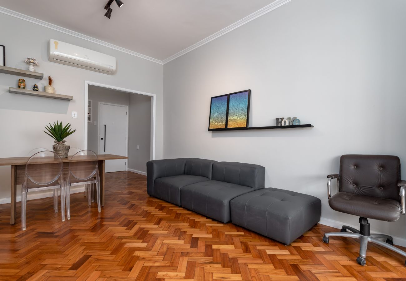 Apartment in Rio de Janeiro - Vista para o mar, 2 minutos da praia | FMS601