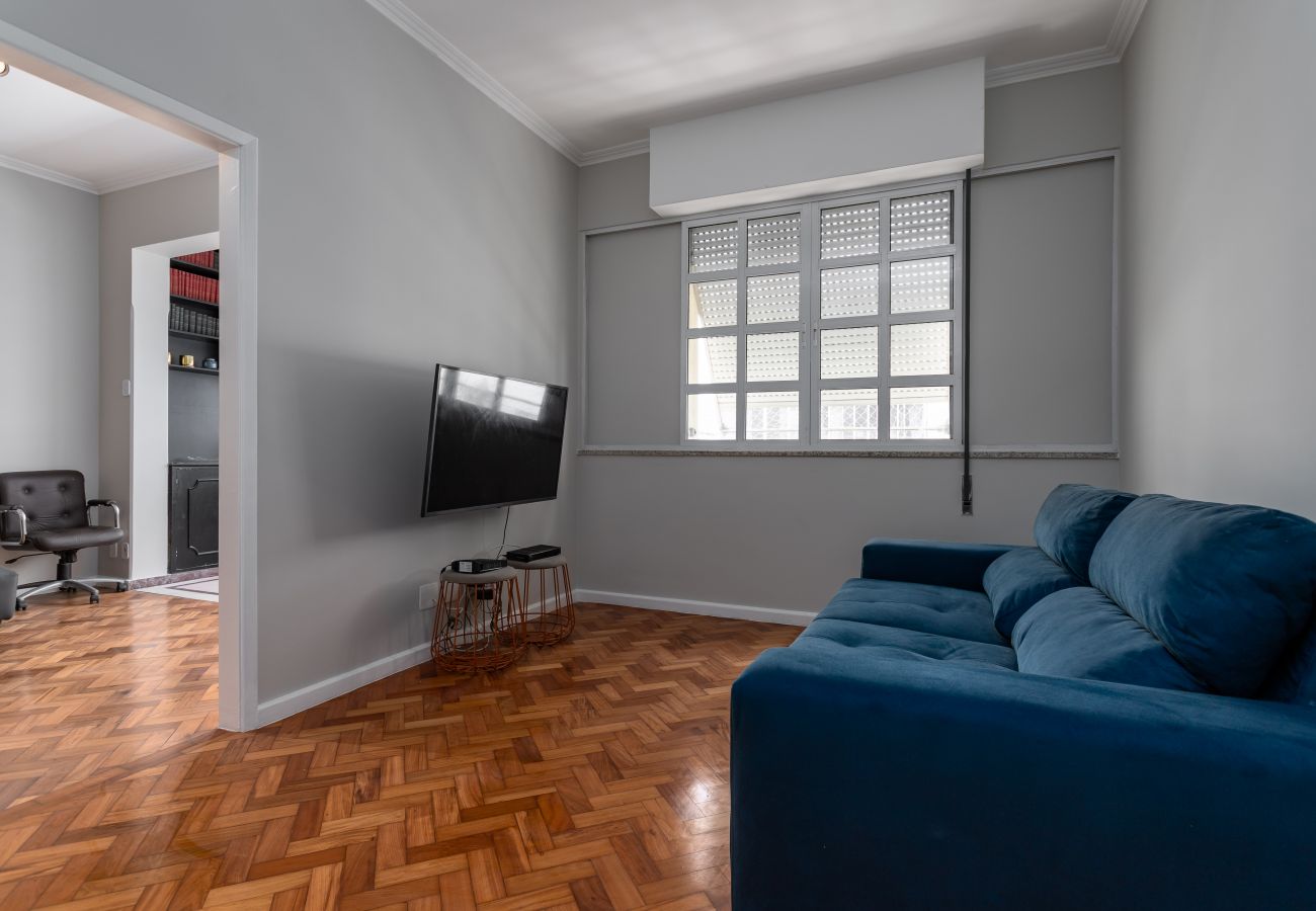 Apartment in Rio de Janeiro - Vista para o mar, 2 minutos da praia | FMS601