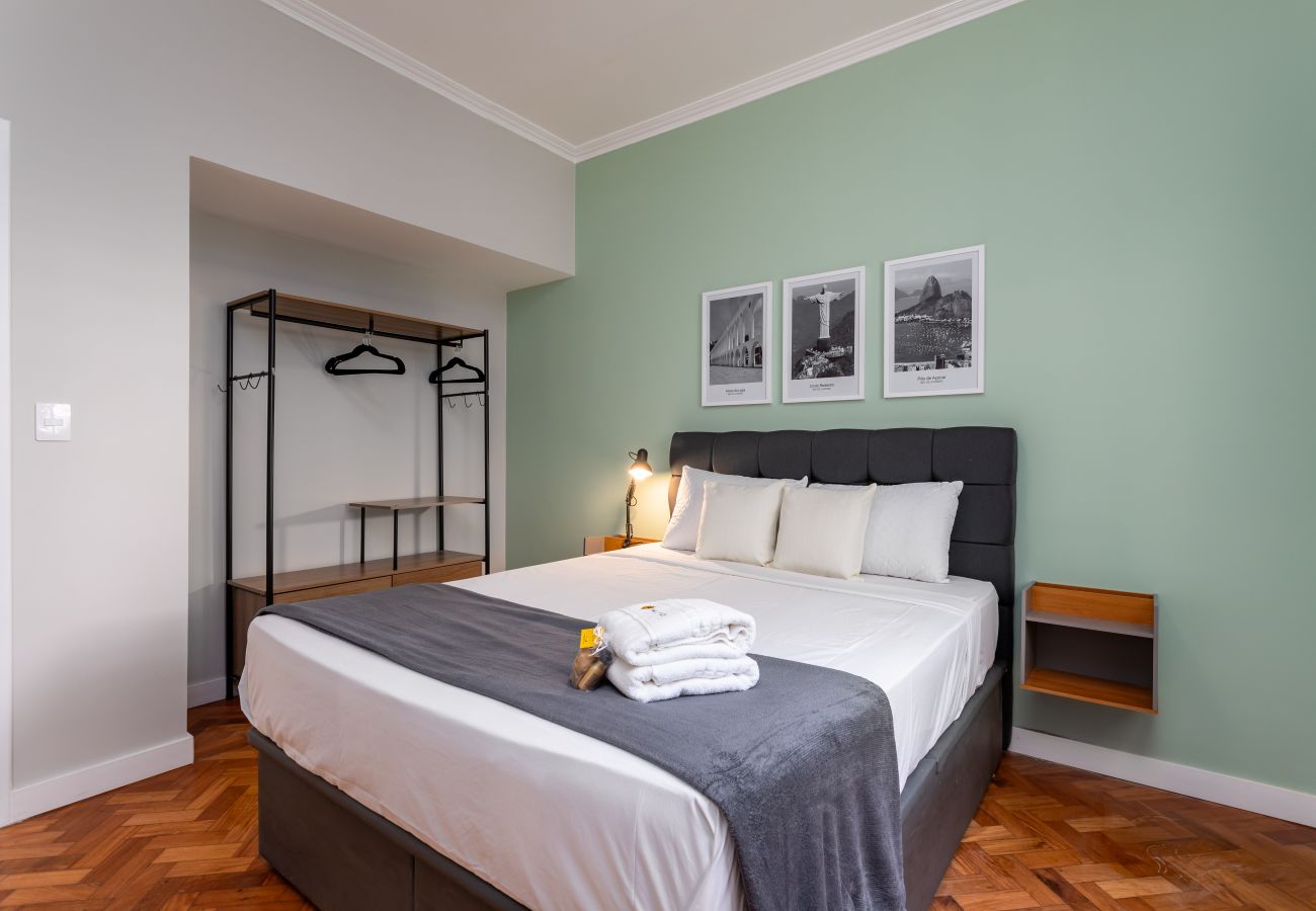 Apartment in Rio de Janeiro - Vista para o mar, 2 minutos da praia | FMS601