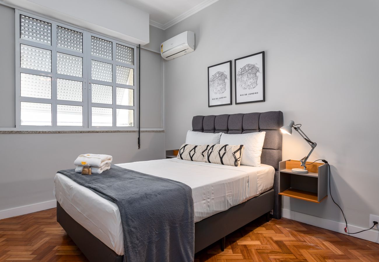 Apartment in Rio de Janeiro - Vista para o mar, 2 minutos da praia | FMS601