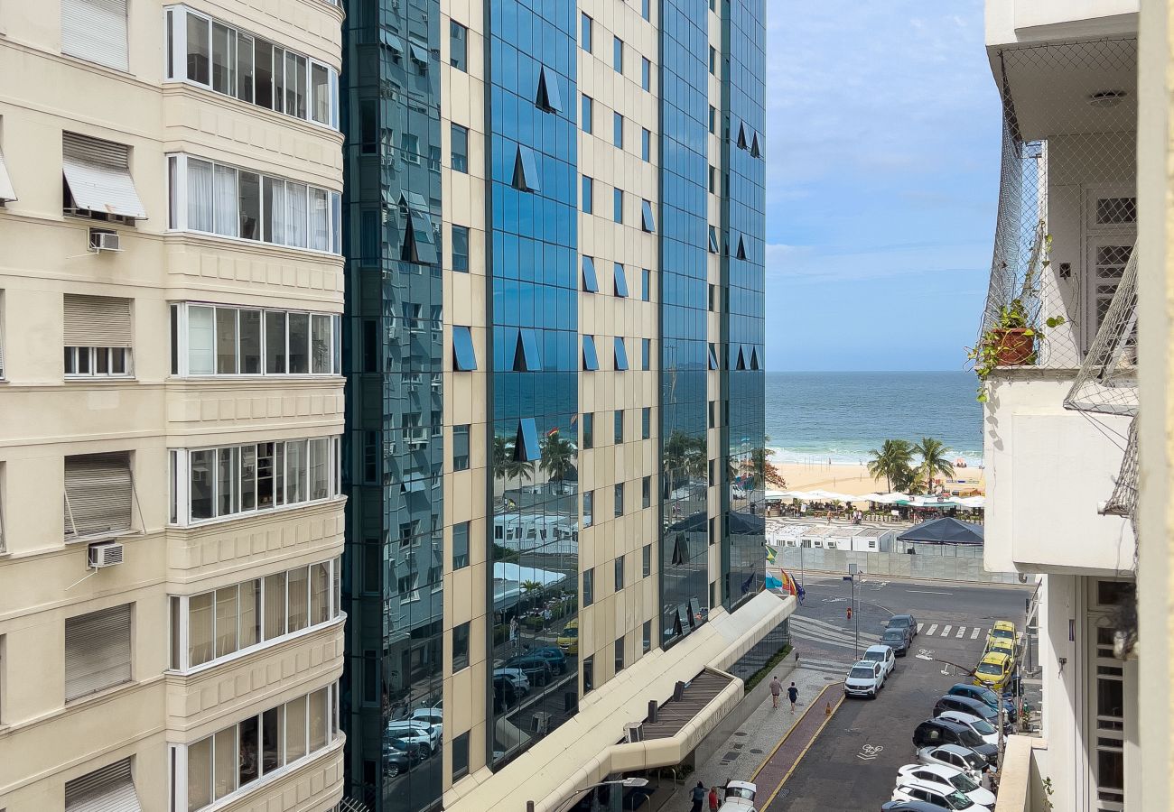 Apartment in Rio de Janeiro - Vista para o mar, 2 minutos da praia | FMS601
