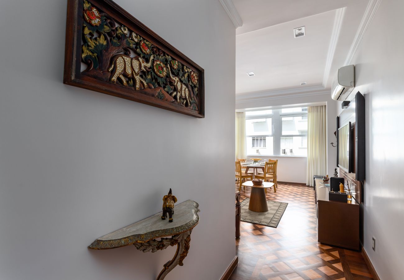 Apartment in Rio de Janeiro - Vista para o mar, 2 minutos da praia | FMS502