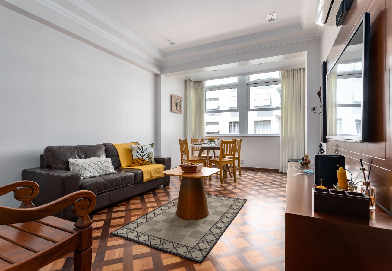 Apartment in Rio de Janeiro - Vista para o mar, 2 minutos da praia | FMS502
