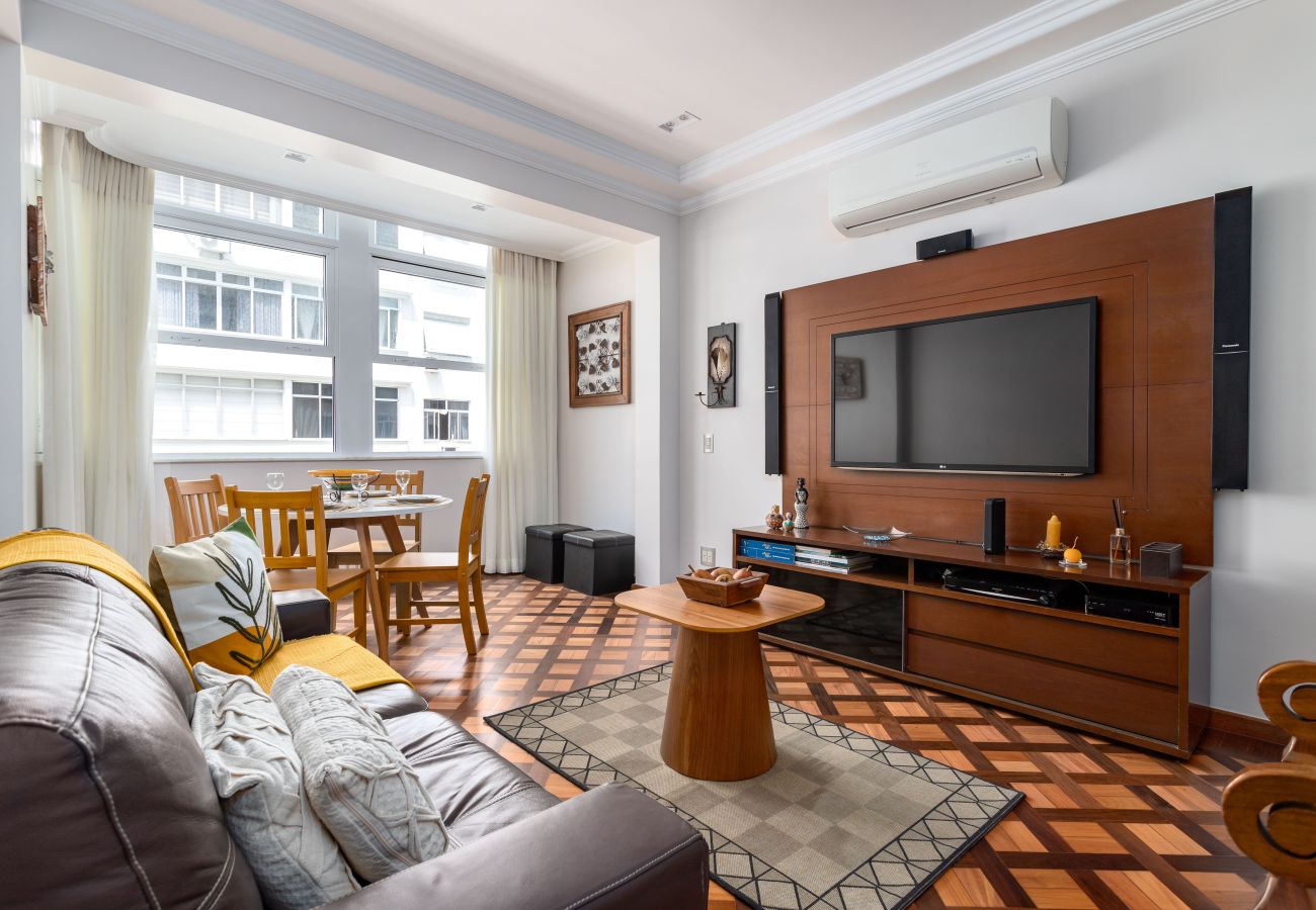 Apartment in Rio de Janeiro - Vista para o mar, 2 minutos da praia | FMS502