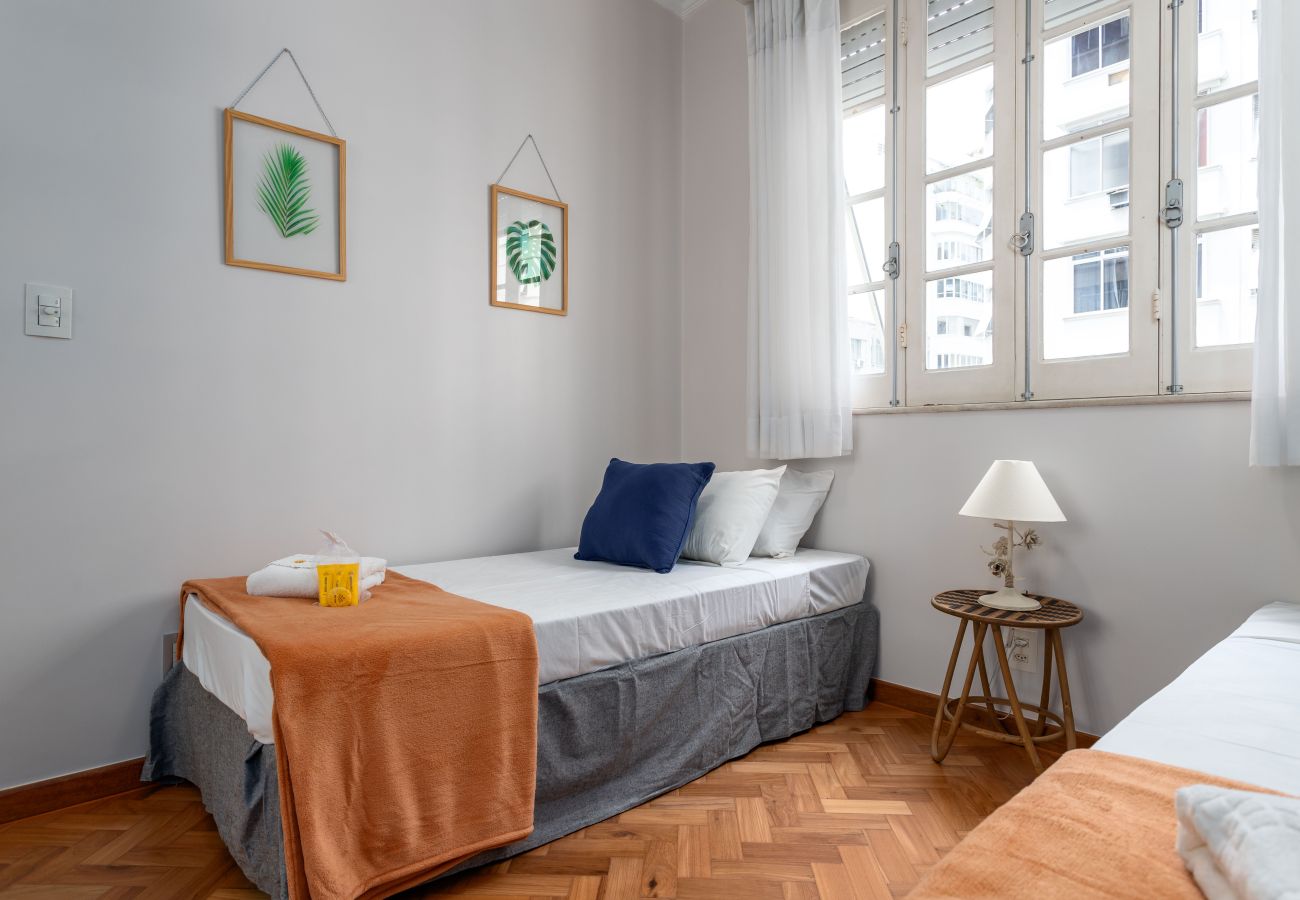 Apartment in Rio de Janeiro - Vista para o mar, 2 minutos da praia | FMS502