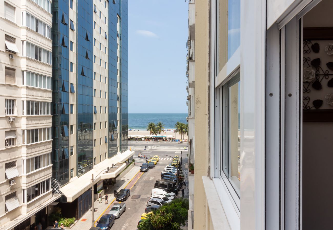 Apartment in Rio de Janeiro - Vista para o mar, 2 minutos da praia | FMS502