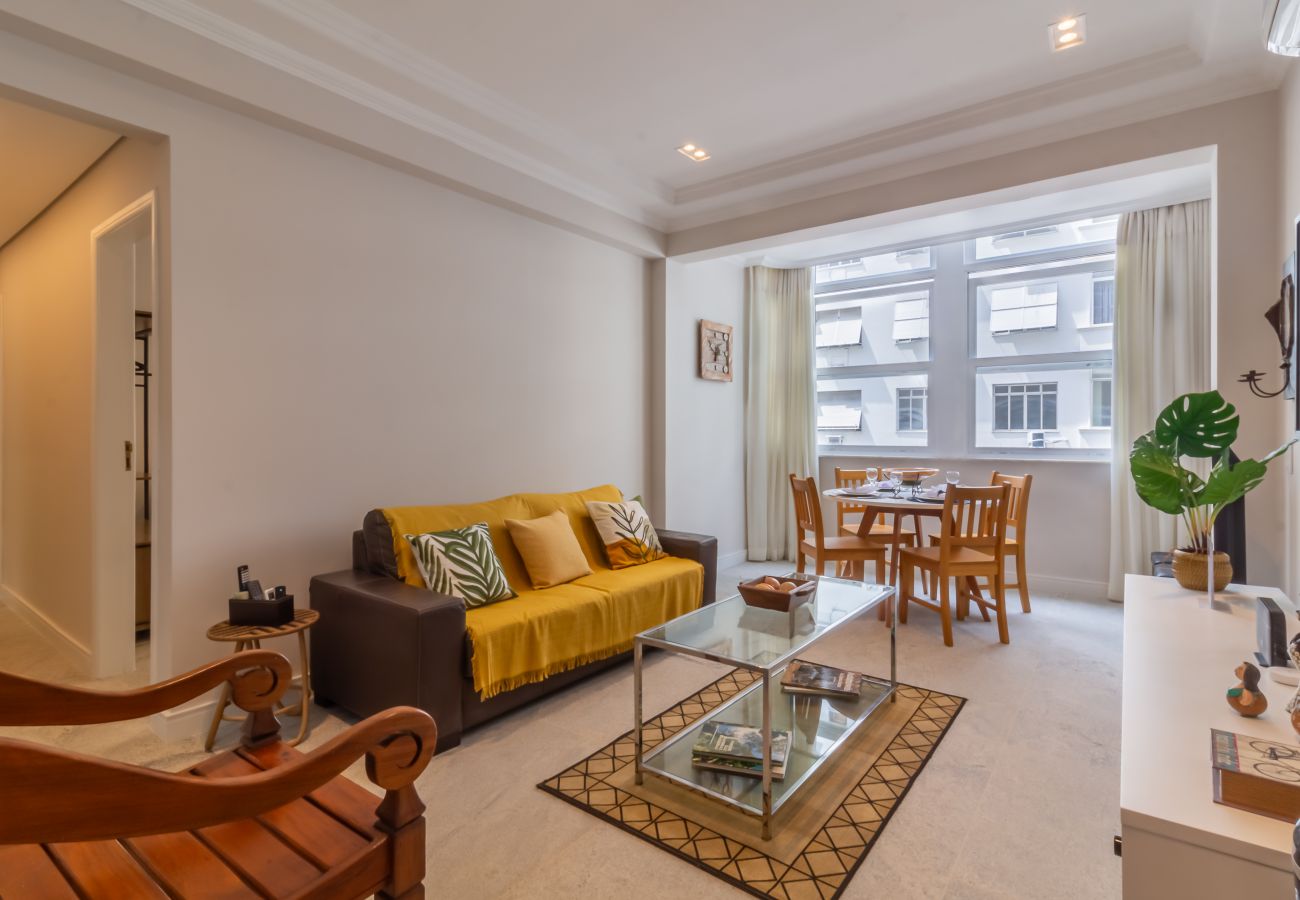 Apartment in Rio de Janeiro - Vista para o mar, 2 minutos da praia | FMS502