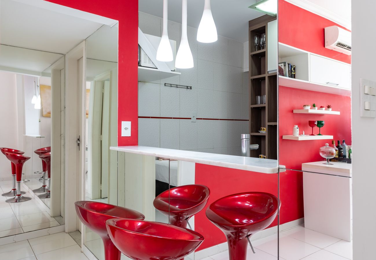 Apartment in Rio de Janeiro - Perfeito em Copacabana |Quarto confortável| BR401 