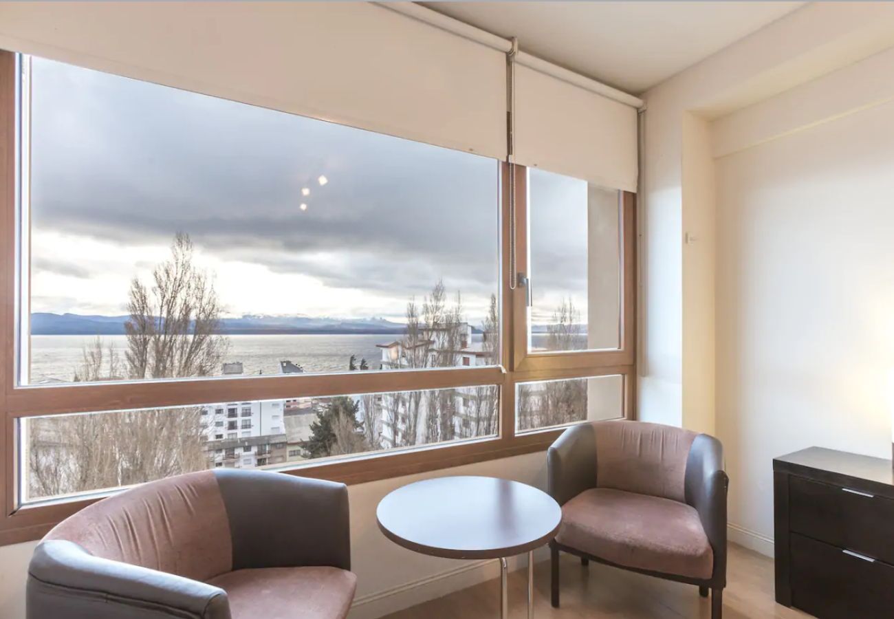 Studio in San Carlos de Bariloche - Terrazas del lago I U with a view of Nahuel Huapi Lake