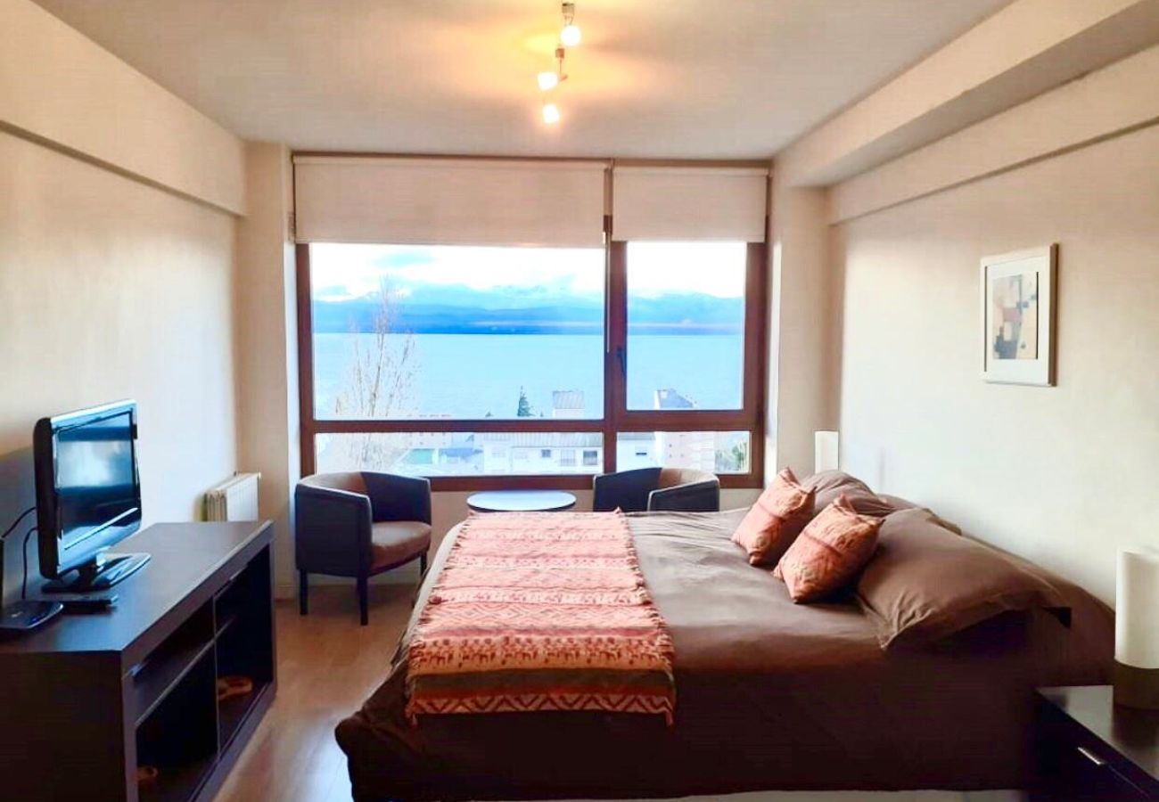 Studio in San Carlos de Bariloche - Terrazas del lago I U with a view of Nahuel Huapi Lake