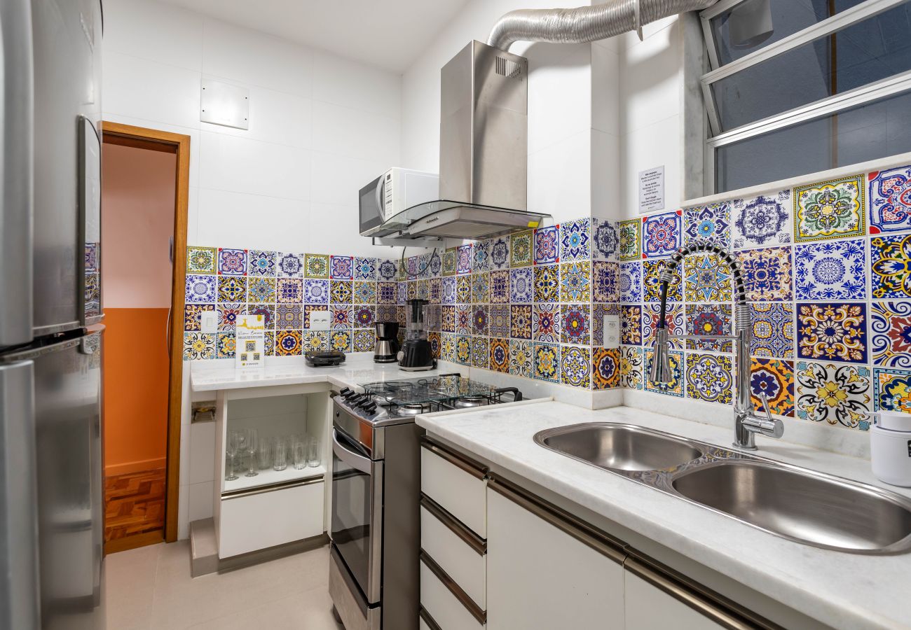 Apartment in Rio de Janeiro - Para familias, a 10 minutos da praia de Ipanema | NS103