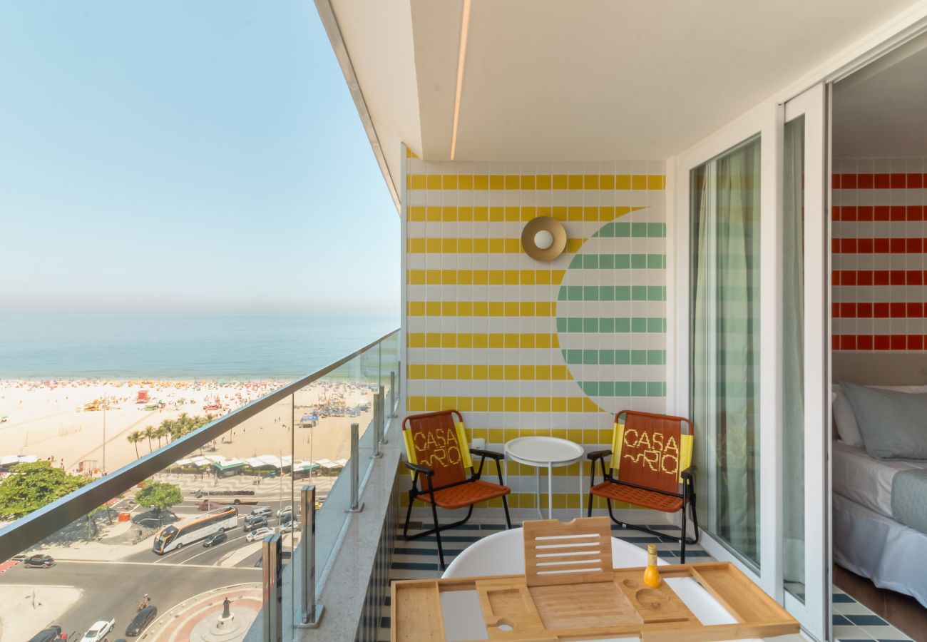 Apartment in Rio de Janeiro - Vista para o Mar e Varanda com Banheira  | Q21
