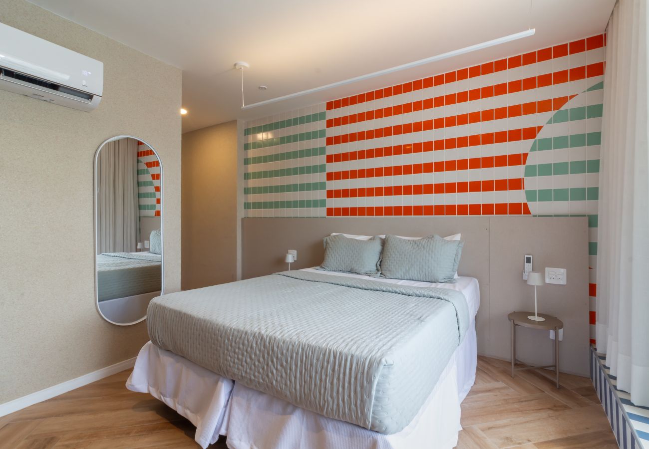 Apartment in Rio de Janeiro - Vista para o Mar e Varanda com Banheira  | Q4
